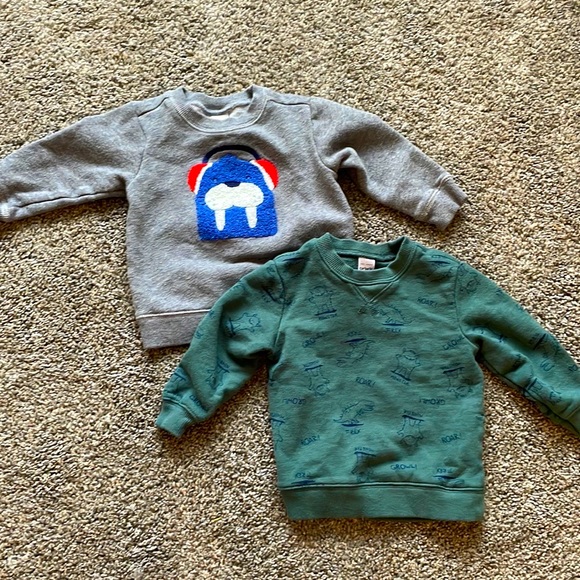 Toddler Boys Carters Sweatshirt Bundle, 18 mo - Picture 1 of 3